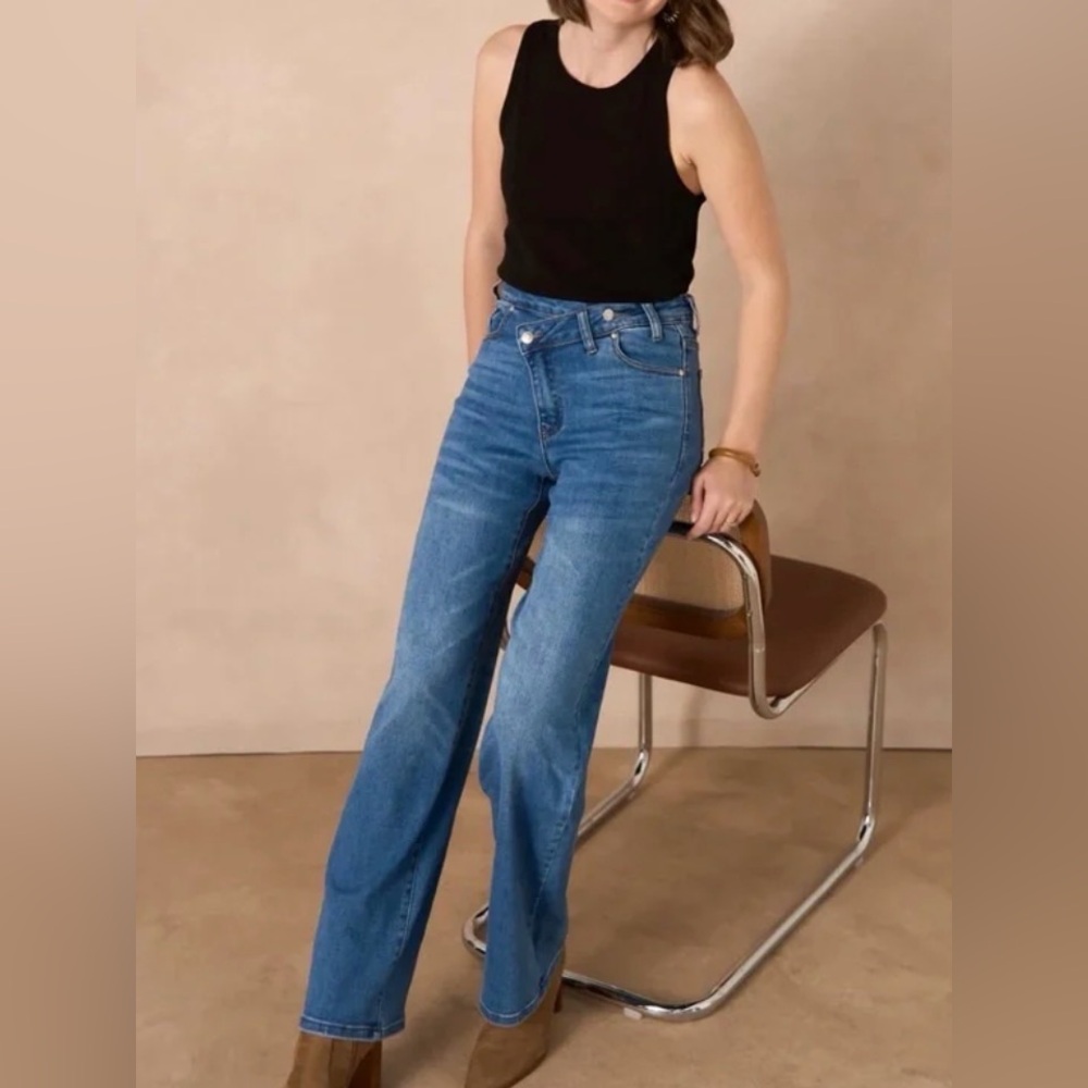 DENIM LIFE Wide Leg Jeans